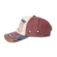 thumbnail image 3 of WITHMOONS Baseball Cap Distressed Trucker Hat The Endless Summer Patch DW1968 (Red), 3 of 5