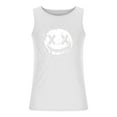 thumbnail image 4 of Camiseta sin mangas de cuello redondo para hombre, con estampado de Halloween, cuello redondo, estilo informal, deportiva, para hombre, 4 of 5