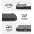 thumbnail image 3 of Ringke Fusion Compatible with iPhone 12 Pro Max Case, Shockproof TPU Cover - Smoke Black, 3 of 5