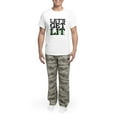 thumbnail image 5 of CafePress - Lets Get Lit Men's Light Pajamas - Men's Light Loose Fit Cotton Pajama Set, 5 of 7