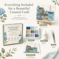 thumbnail image 3 of Timeless American Destinations Sea Glass Art Kit, Colorful Coastal Mosaic Craft for Adults, Handmade American City Decor Gift, 1 Selected Design from 6 Styles, 3 of 5