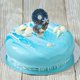 thumbnail image 4 of Vela de cumpleaños número 0 de 2,95 pulgadas con lentejuelas de estrella de mar azul, decoración para tarta de cumpleaños, decoración para boda, fiesta de cumpleaños, 4 of 6