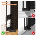 thumbnail image 5 of TULILLO Retractable Baby Gate 200" Extra Wide, 42in Tall, Double Lock, Retractable Dog Gate for Doorways Stairs Hallways Indoor and Outdoor, Black, 5 of 7