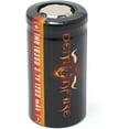 IMR 18350 Flat Top 1200mAh 3.7V High Drain LiMn Rechargeable Battery (2