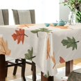 thumbnail image 5 of Yayeee Tablecloths 54" x 54" Rectangle Wrinkle Resistant Party Table Cover, Green Autumn Leaves, 5 of 8