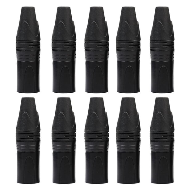 10 Uds XLR 3 pines macho DIY Cable de Audio conectores de micrófono enchufe de soldadura adaptadores de micrófono Tmvgtek Para estrenar