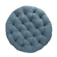thumbnail image 3 of Sunbrella Sorra Home  Indoor/Outdoor Round Papasan Cushion 44 x 44 x 4 - Spectrum Denim, 3 of 5