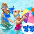 thumbnail image 4 of Cyninesm Arm Floaties for Kids Unicorn Swim Arm Bands with Swimming Goggles Set Swim Trainer Floaties for Girls and Boys, 4 of 7