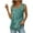 Blue, variant on Women's Square Neck Tank Top Sleeveless Pleat Floral Print Tops Boho Blouse Shirts