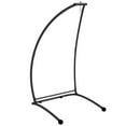 thumbnail image 3 of Spaco Hammock Chair Stand for Hanging Hammock Porch Swing Chair, C Shape Hanging Heavy Duty Metal Frame Hammock Stand for Outdoor as Patio, Yard, Garden, Black, 3 of 11