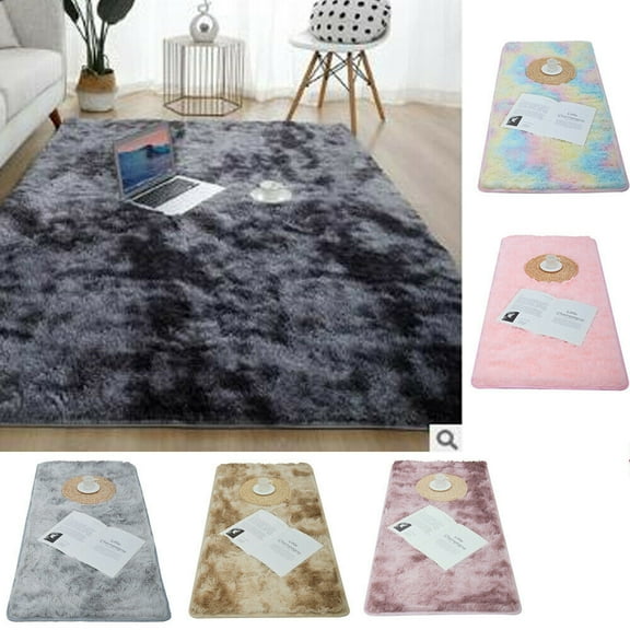 Area Rug Extra Large Fluffy Indoor Modern Area Rug for Bedroom Luxury Shag Area Rug Faux Fur Shaggy Carpet Non-Slip Plush Rugs for Living Room Floor Nursery Office