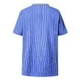 thumbnail image 6 of ylioge XL-5X Womens Plus Size T Shirts Short Sleeve V Neck Tees Tops Ladies Casual Polka Dot Printed Loose Pullover Basic Going-Out Blouses Top, 6 of 6