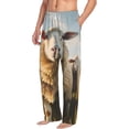 thumbnail image 2 of Daiia Cute Prairie Sheep Herd Men's Sleep Pant with Pockets and Drawstring,Pajama Pants-Small, 2 of 9