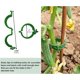 thumbnail image 2 of 200 st plantstöd clips trädgård plast tomat clips för klätterväxter, vinrankor spaljé, blomma, grönsak, stam, burar, snöre ansluter (grön), 2 of 4