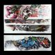 thumbnail image 4 of 8 Unids / Lote Impermeable Tatuajes Temporales Pescado Cráneo Color Brazo Completo Patrón Mecánico Tatuajes Etiqueta 48X17cm (17-20 ) Aplicable A Macho Y Hembra, 4 of 9