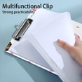 thumbnail image 4 of Clipboard Nursing Sweets Cupcakes Donuts Acrylic Clip Board with Low Profile Metal for A4 Paper Size Clip Hangable Office Work School Whiteboard Clipboards, 4 of 7