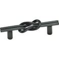thumbnail image 2 of Laurey Nantucket 3 In. Center-To-Center Matte Black Cabinet Drawer Pull 57520, 2 of 2