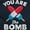 Navy, variant on You Are Bomb Ice Pop Firecracker Womens Slim Fit Graphic Tee Brisco Brands S