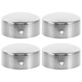 thumbnail image 3 of 4pcs Handrail End Caps Stainless Steel Handrail Stair End Caps Stair Railing End Plugs Metal Handrail Caps, 3 of 3