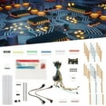 thumbnail image 3 of Apprentissage Électronique Composant Starter Kit Breadboard Sans Soudure Cavalier Fils LEDs Resisitor, 3 of 8