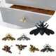 thumbnail image 4 of Pomo de armario con forma de abeja, tiradores de latón para muebles, pomos y tiradores de puertas, armarios, oro antiguo, 4 of 7