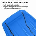 thumbnail image 2 of StarQualityBargain 36-Inch Durable Downhill Sprinter Toboggan Snow Sled for Kids, Boys, Girls, and Adults, Featuring Built-in Handles and Pulling Rope - Blue, 2 of 8