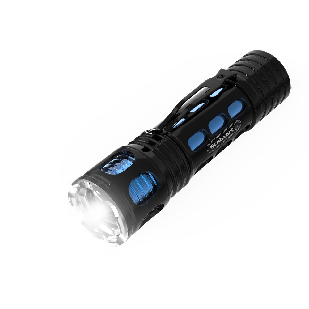 Handheld Aluminum LED Flashlight 200 Lumen Water Resistant Light with
