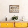 thumbnail image 6 of Rustic Farmhouse Wall Art Brown Family Signs Wall Decor for Kitchen Dining Room Inspirational Words Canvas Prints Pictures Vintage Country Bless Paintings Artwork House Entryway Home Decoration 12x16, 6 of 6