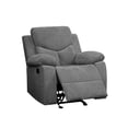 thumbnail image 4 of ACME Kalen Fauteuil Inclinable en Chenille Gris, 4 of 5