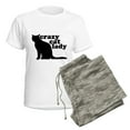 thumbnail image 5 of CafePress - Crazy Cat Lady Pajamas - Women's Short Sleeve Print T-Shirt and Pants Light Cotton Pajama Set, 5 of 7