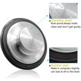 thumbnail image 5 of 3 Pcs Sink Stopper Strainer Garbage Disposal Plug, Anti-Clogging Kitchen Sink Drain Stopper Kit Fits Most Standard 3-1/2 Inch Kitchen Drains, 5 of 5