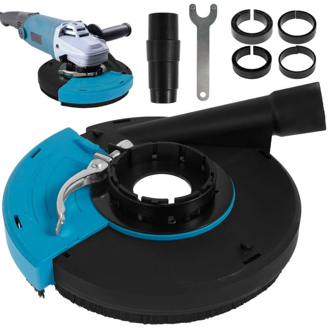 Angle Grinder Dust Shroud for Most 7inch Angle Grinder Surface Grinding Dust Shroud with Buckle Durable Angle Grinder Dust Cover Angle Grinder Attachment for Stone Concrete