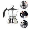 thumbnail image 2 of Large Capacity Coffee Kettle Stainless Steel Moka Pot Espresso Coffee Pot, 2 of 8