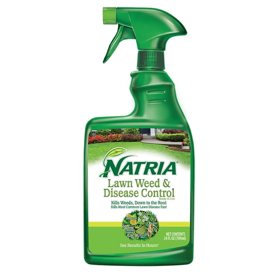 Natria 707410D Lawn Weed & Disease Control, Ready-to-Use, 24 Ounce