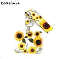 thumbnail image 3 of Sunflowers Flowers Horizontal ID Card Students Work Name card Holder Pass Gym Badge Kids Holder Jewelry Accessories Decorations, 3 of 5