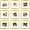 Gold, variant on 12x12 Picture Frame Set of 9, Display Pictures 8x8 with Mat or 12x12 without Mat, Multi Collage Gallery Square Photo Frames for Wall or Tabletop, Distressed Gray Gold,8x8