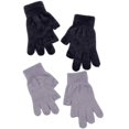thumbnail image 1 of Abbraccia Guantes sin dedos de forro polar grueso, color liso de invierno, compatibles con pantallas para niños, ideales para escribir y jugar., 1 of 6