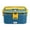 Blue+Yellow, variant on Livhil Electric Lunch Box Food Heater, Portable Food Warmer, Hot Lunch Warmer Heated Lunch Box for Adults, 60W 1.8L 12V-24V 110V Stainless Steel Container Portable Food Heater (Green+Royal Blue)