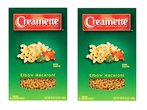 Creamette Elbow Macaroni | 48 Ounce | Pack of 2