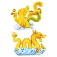 thumbnail image 4 of GOOHOCHY Adorable Assorted Color Mini Dragon Phoenix Figurine Resin Animal Cake Decoration for Home and Micro Landscape, 4 of 8