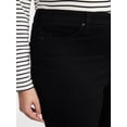 thumbnail image 4 of Terra & Sky Women's Plus High Rise Bootcut Jeans, Sizes 16W-28W, 4 of 5