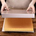 thumbnail image 6 of Non Stick Cake Baking Pan 11 Inch | 28cm Stainless Steel Baking Mold | Square Tin for Cakes, Nougat, Cookies | Easy Release | Durable | Easy Clean | Single Piece | 28x28x4cm, 6 of 8