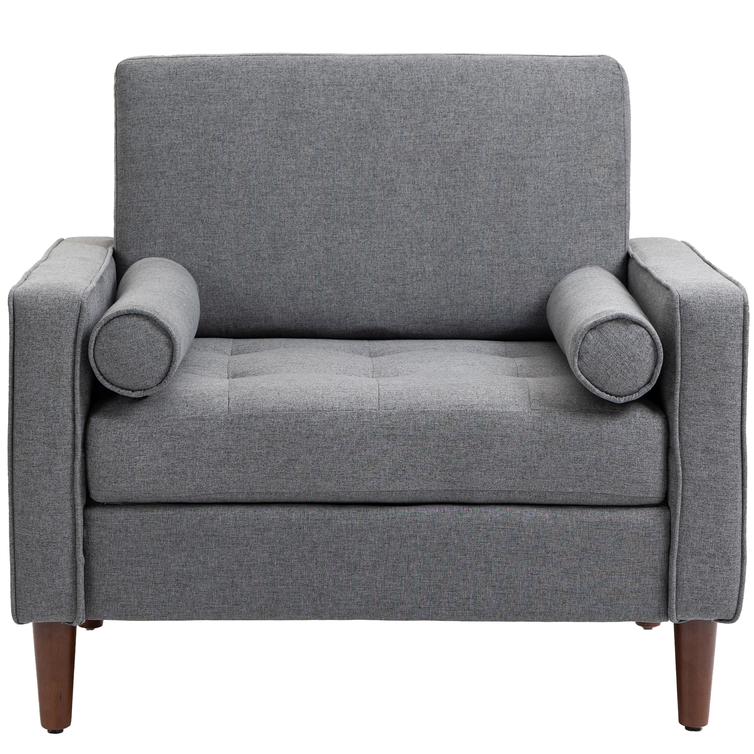 Uixe Gray Accent Chairs, Accent Chair Living Room Bedroom