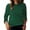 Green, variant on Womens Tshirts Casual Striped Knit Long Sleeve Tees Loose Fit Crewneck Pullover Tops Classical Soft Warm Cozy Stretchy Trendy Blouses