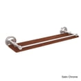 thumbnail image 5 of Prestige Regal Collection Solid IPE Ironwood Shelf with Gallery Rail - Polished Nickel / 22 Inch, 5 of 5