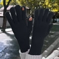 thumbnail image 4 of Dxzfnsa Winter Gloves for Women Warm Wool Touch Screen Ladies Windproof Thermal Knit Fleece Lined Gloves for Cold Weather Gift for Women Christmas Gifts, 4 of 8