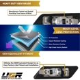 thumbnail image 5 of USR Z3 Side Marker Lights - Euro Style Clear Lens Fender Sidemarkers Lamps Set (Left + Right) Compatible with 1996-2002 BMW Z3 Roadster / M Roadster / M Coupe, 5 of 9