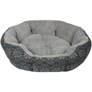 Vibrant Life 19" Small Cuddler, Gray Snowflake