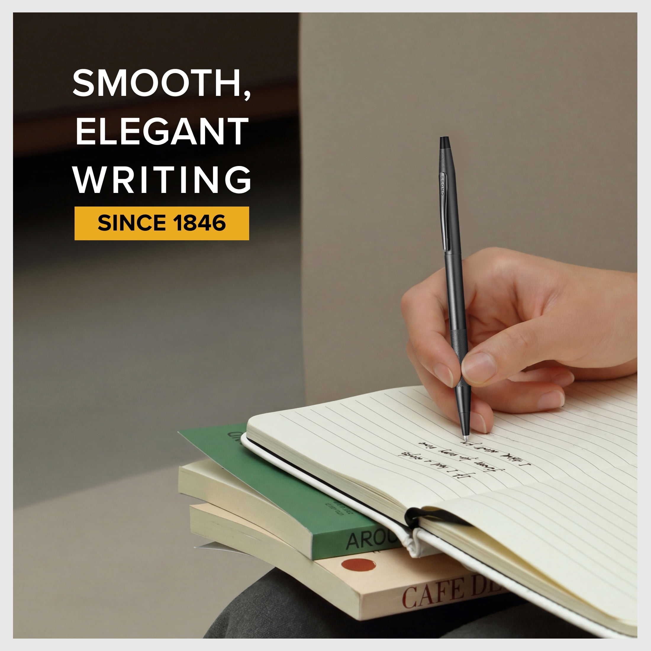 Cross Classic Century® Black PVD Ballpoint Pen with Micro-knurl Detail