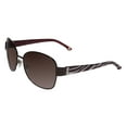 thumbnail image 1 of Tommy Bahama TB7011 Women's Polarized Oval Sunglasses - Black, 1 of 3